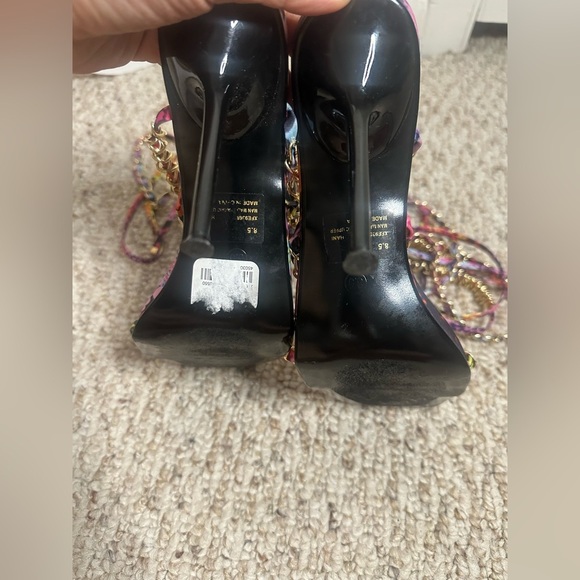 Cape Robbin Colorful Strappy High Heel Sandals size 8.5 - Picture 4 of 6